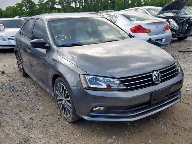 3VWD17AJ5GM330252 - 2016 VOLKSWAGEN JETTA SPOR BLACK photo 1