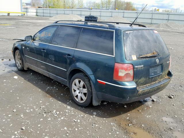 WVWYH63B72E105829 - 2002 VOLKSWAGEN PASSAT GLX 绿色 照片 3