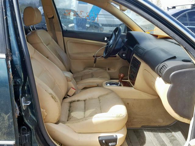 WVWYH63B72E105829 - 2002 VOLKSWAGEN PASSAT GLX 绿色 照片 5