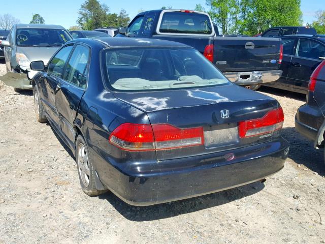 1HGCG56671A042258 - 2001 HONDA ACCORD EX BLACK photo 3