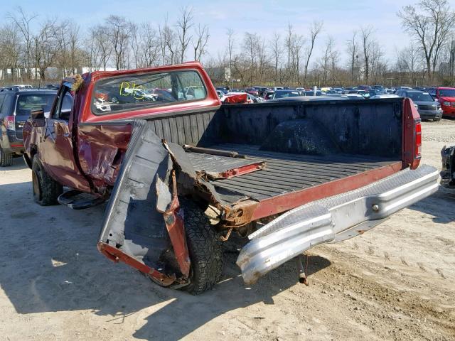 MV1N2455111ND - 1986 DODGE W100  BURGUNDY photo 3