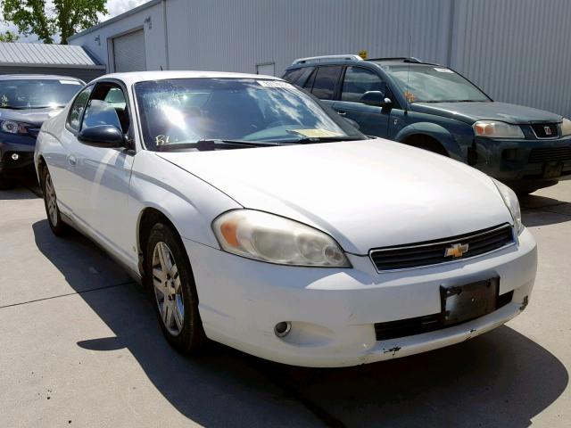 2G1WK151069335021 - 2006 CHEVROLET MONTE CARL WHITE photo 1