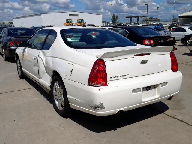 2G1WK151069335021 - 2006 CHEVROLET MONTE CARL WHITE photo 3