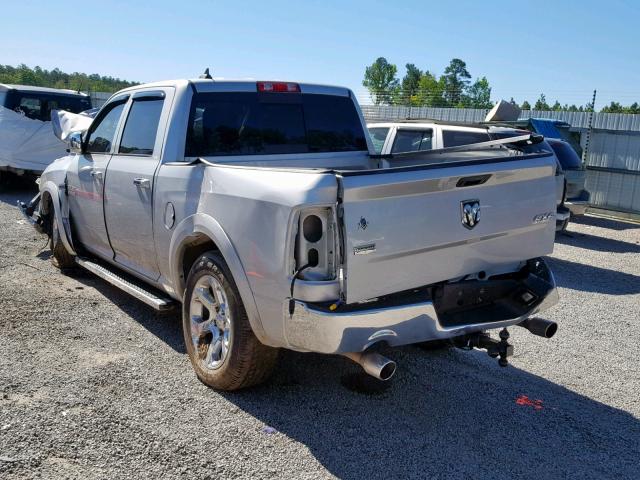 1C6RR7NT2HS640694 - 2017 RAM 1500 LARAM SILVER photo 3