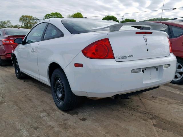 1G2AS18H197263024 - 2009 PONTIAC G5 WHITE photo 3