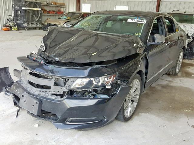 2G1145S38H9131085 - 2017 CHEVROLET IMPALA PRE BLACK photo 2