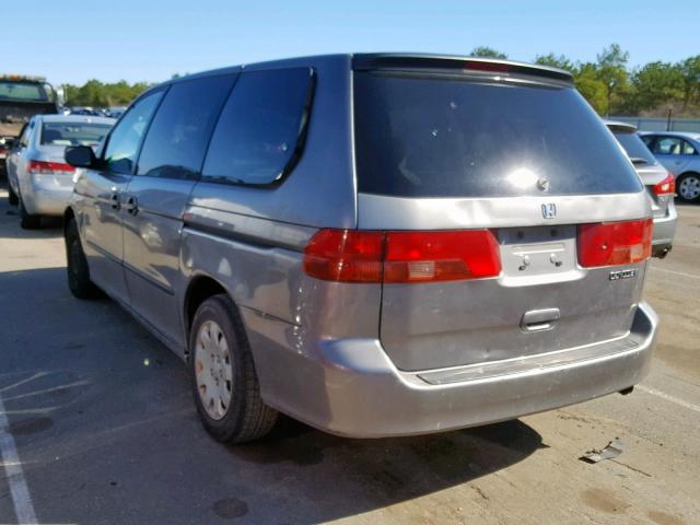 2HKRL1850YH564511 - 2000 HONDA ODYSSEY LX GRAY photo 3