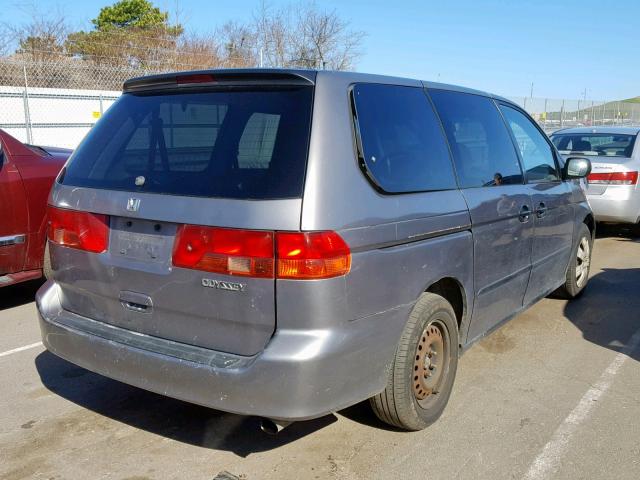 2HKRL1850YH564511 - 2000 HONDA ODYSSEY LX GRAY photo 4