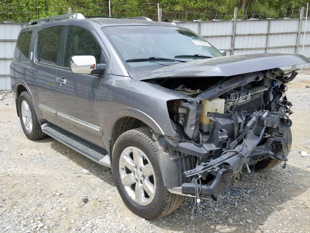 5N1AA0NE6DN604114 - 2013 NISSAN ARMADA PLA GRAY photo 1