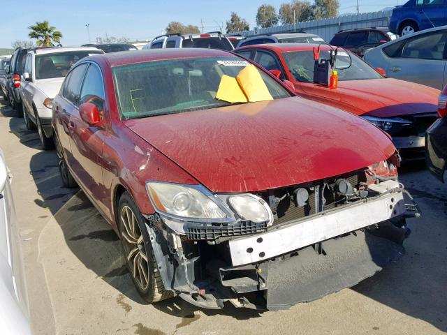 JTHBH96S765011439 - 2006 LEXUS GS 300 RED photo 1