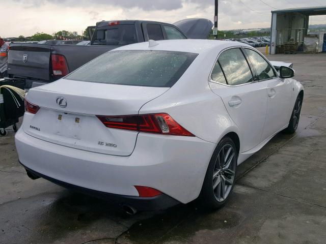 JTHBF1D20E5041567 - 2014 LEXUS IS 250 WHITE photo 4