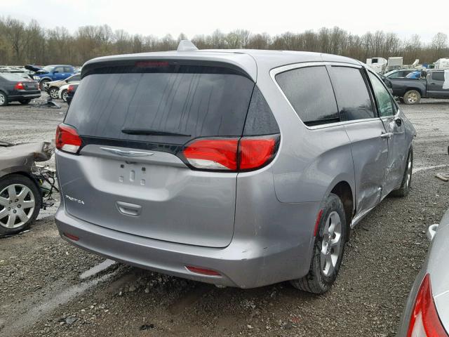 2C4RC1CG0HR597987 - 2017 CHRYSLER PACIFICA L GRAY photo 4