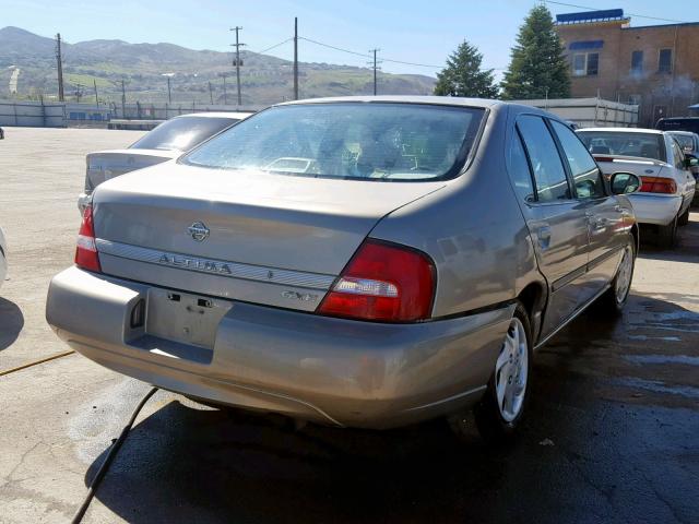 1N4DL01D91C212556 - 2001 NISSAN ALTIMA XE GOLD photo 4