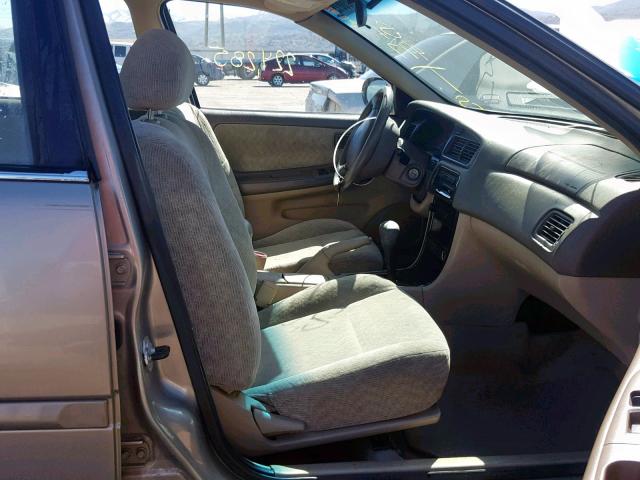 1N4DL01D91C212556 - 2001 NISSAN ALTIMA XE GOLD photo 5