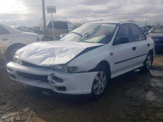 JF1GC43541G500651 - 2001 SUBARU IMPREZA L WHITE photo 2