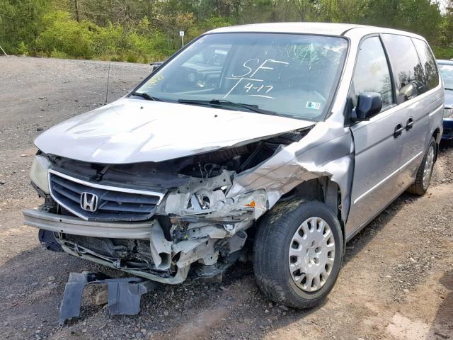 2HKRL18572H581880 - 2002 HONDA ODYSSEY LX SILVER photo 2