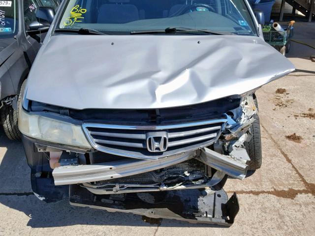 2HKRL18572H581880 - 2002 HONDA ODYSSEY LX SILVER photo 7