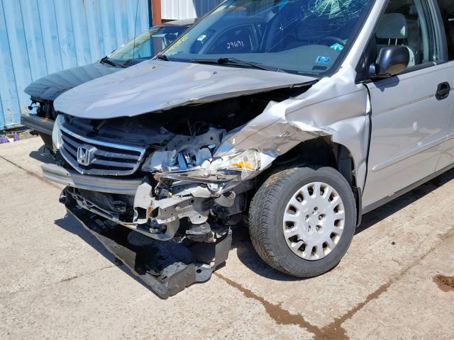 2HKRL18572H581880 - 2002 HONDA ODYSSEY LX SILVER photo 9