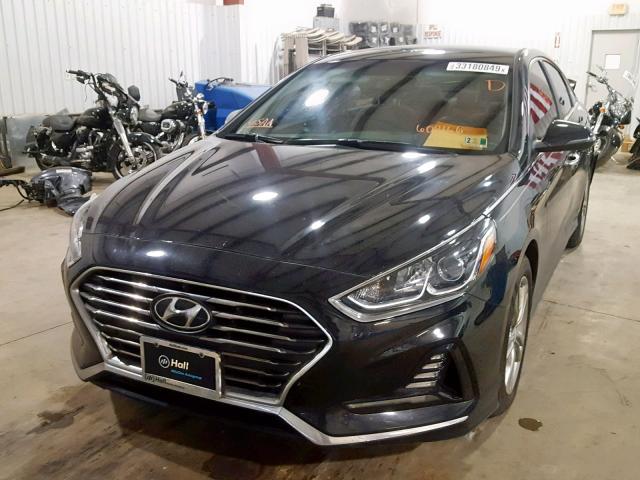 5NPE34AFXJH608166 - 2018 HYUNDAI SONATA SPO BLACK photo 2