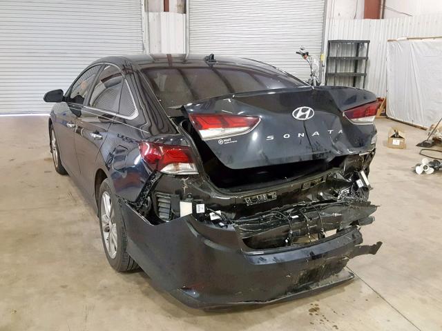 5NPE34AFXJH608166 - 2018 HYUNDAI SONATA SPO BLACK photo 3