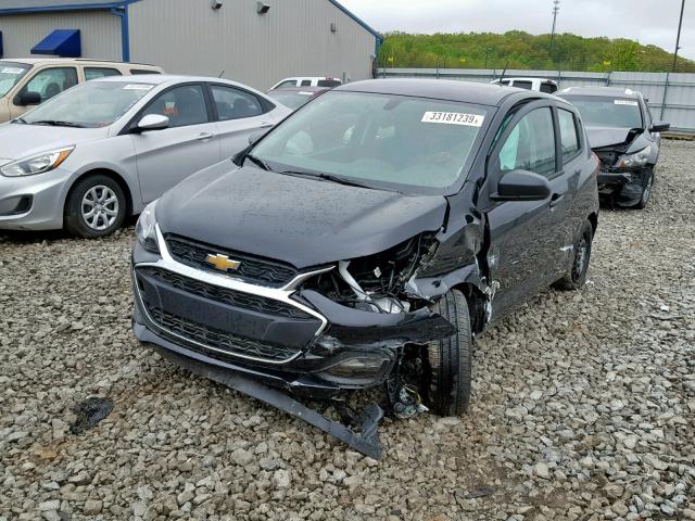 KL8CB6SA4KC712294 - 2019 CHEVROLET SPARK LS BLACK photo 2