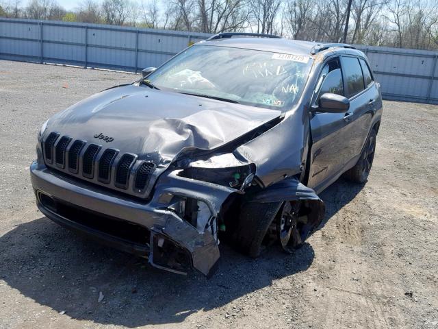 1C4PJLCB2JD552667 - 2018 JEEP CHEROKEE L CHARCOAL photo 2