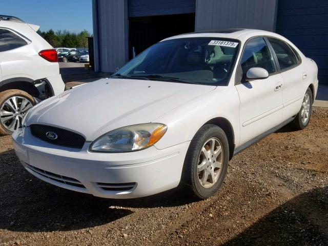 1FAFP56U76A237669 - 2006 FORD TAURUS SEL WHITE photo 2