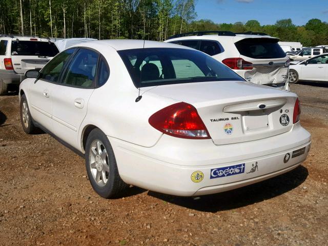 1FAFP56U76A237669 - 2006 FORD TAURUS SEL WHITE photo 3