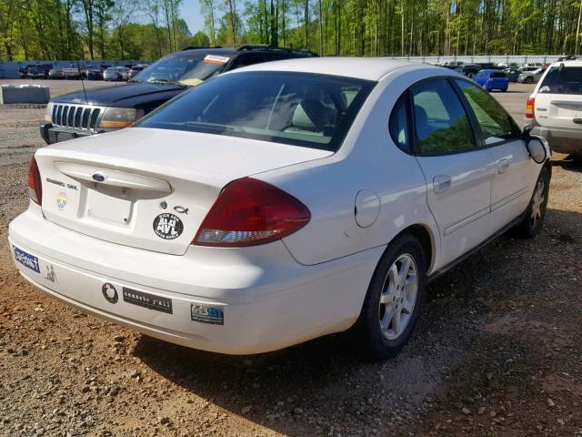 1FAFP56U76A237669 - 2006 FORD TAURUS SEL WHITE photo 4