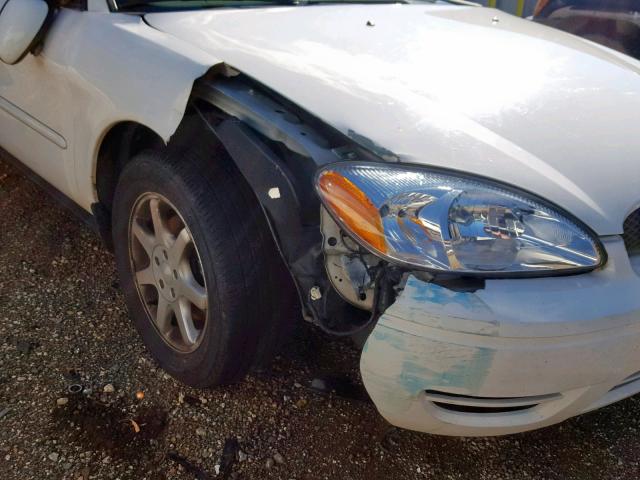 1FAFP56U76A237669 - 2006 FORD TAURUS SEL WHITE photo 9