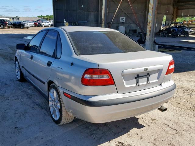 YV1VS29521F647101 - 2001 VOLVO S40 1.9T SILVER photo 3