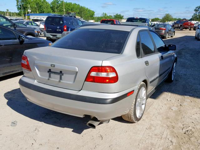 YV1VS29521F647101 - 2001 VOLVO S40 1.9T SILVER photo 4