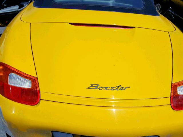 WP0CA29831U622181 - 2001 PORSCHE BOXSTER YELLOW photo 7