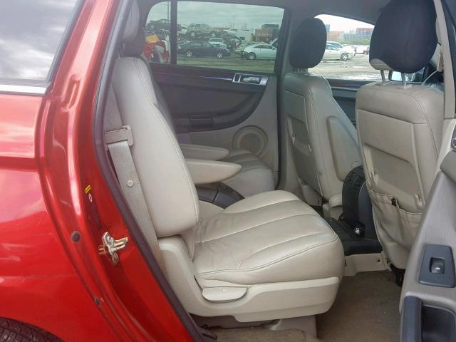 2C8GF68404R296803 - 2004 CHRYSLER PACIFICA RED photo 6