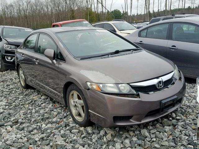 2HGFA15659H510915 - 2009 HONDA CIVIC LX-S Շագանակագույն լուսանկար 1
