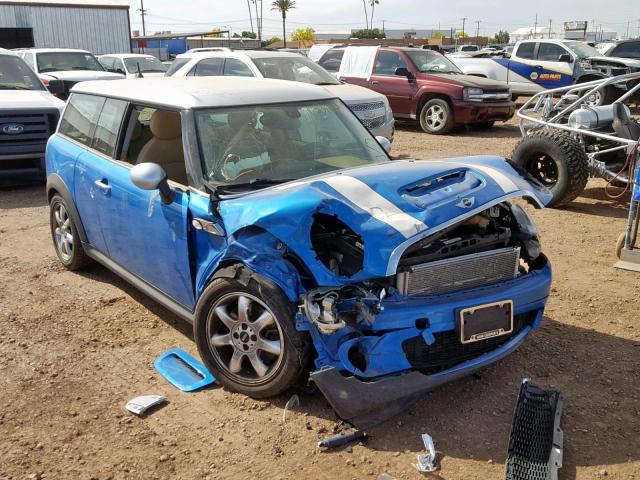 WMWMM33589TP90090 - 2009 MINI COOPER S C BLUE photo 1