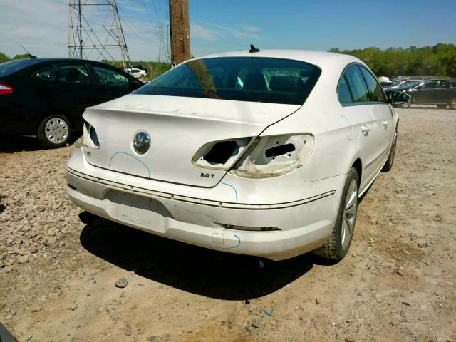 WVWNP7AN7CE549500 - 2012 VOLKSWAGEN CC SPORT WHITE photo 4