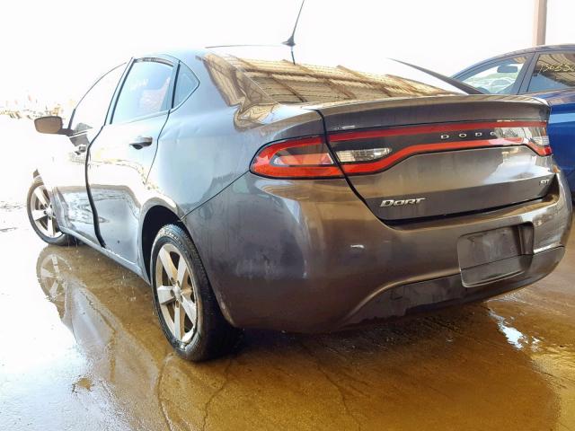 1C3CDFBB7FD128356 - 2015 DODGE DART SXT GRAY photo 3