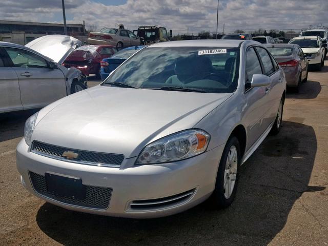 2G1WF5E38C1324274 - 2012 CHEVROLET IMPALA LS SILVER photo 2