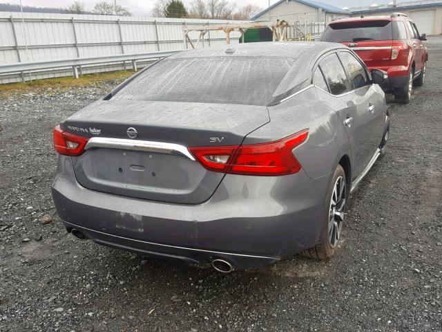 1N4AA6AP1HC443449 - 2017 NISSAN MAXIMA 3.5 GRAY photo 4