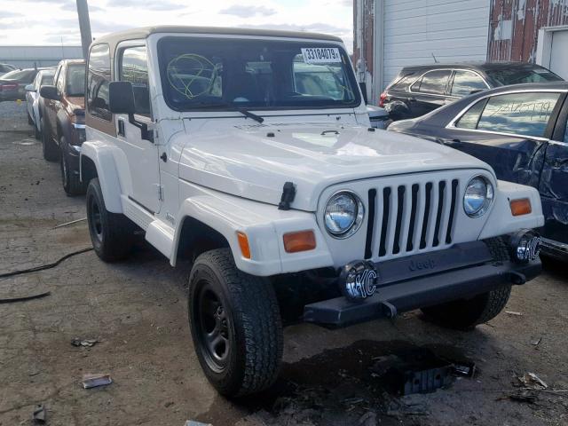 1J4FY49S6VP548043 - 1997 JEEP WRANGLER / WHITE photo 1