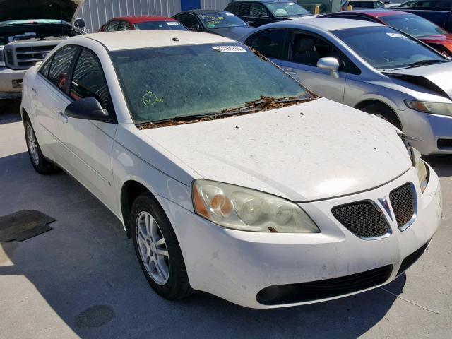 1G2ZG558464183259 - 2006 PONTIAC G6 SE1 WHITE photo 1