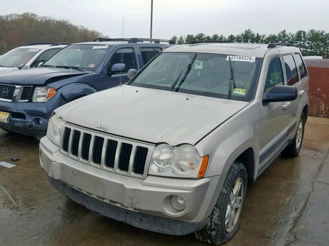 1J4GR48K16C358453 - 2006 JEEP GRAND CHER SILVER photo 2