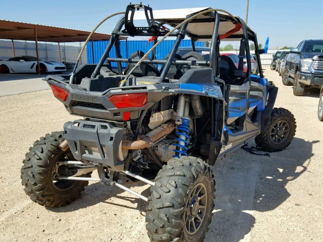 3NSVFE926JF415153 - 2018 POLARIS RZR XP 4 T BLUE photo 4