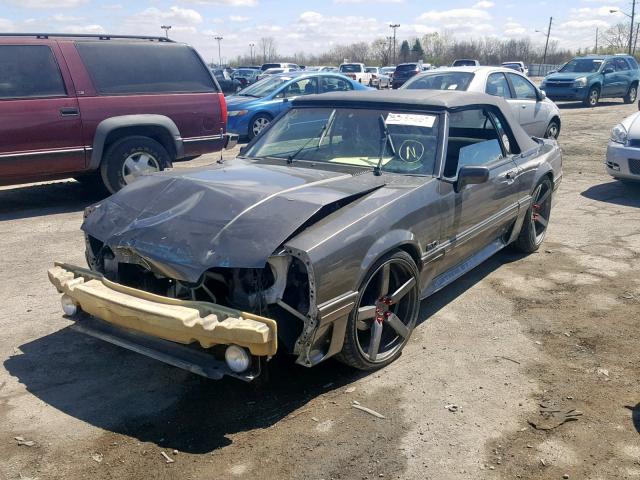 1FABP45E2HF215426 - 1987 FORD MUSTANG GT SILVER photo 2