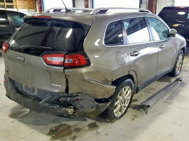 1C4PJLCB3GW233209 - 2016 JEEP CHEROKEE L BROWN photo 4