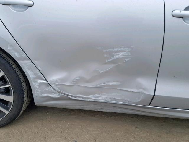 3VW2K7AJ8EM309879 - 2014 VOLKSWAGEN JETTA BASE SILVER photo 9