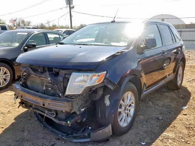 2FMDK48C69BA67601 - 2009 FORD EDGE SEL BLUE photo 2