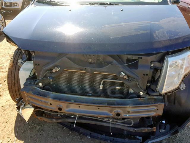 2FMDK48C69BA67601 - 2009 FORD EDGE SEL BLUE photo 7