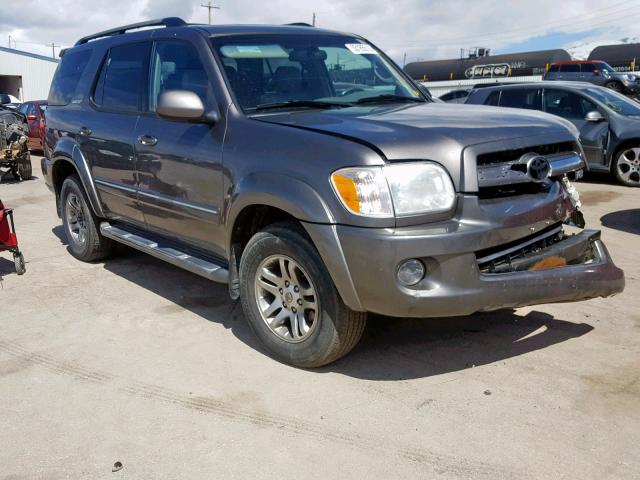 5TDBT48A76S261247 - 2006 TOYOTA SEQUOIA LI SILVER photo 1